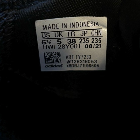 Adidas Puremotion Adapt Black Slip on Sneakers Chetah X Strap Size 6.5 - Picture 8 of 11